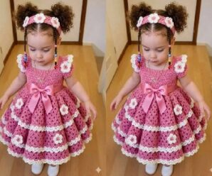 Tutorial para tejer lindo vestido de niña