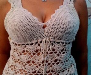 Como tejer una bella blusa crochet