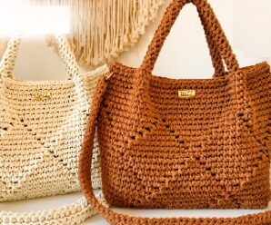 Te enseñare a tejer hermoso bolso crochet