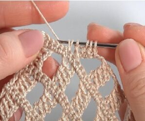 Aprende a tejer patron calada en crochet