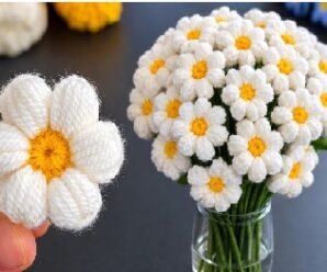 Como tejer bellas margaritas a crochet