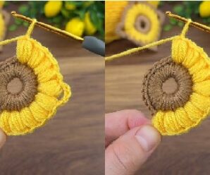 Tutorial para tejer linda flor de crochet