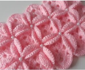 Como tejer este patron con perla a crochet