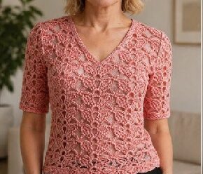 Tutorial para tejer blusa a crochet