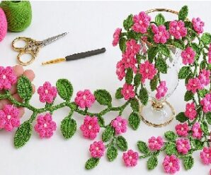 Tutorial para tejer rosas a crochet