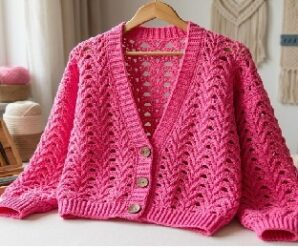 Aprende a tejer este cardigan a crochet