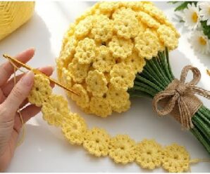 Te enseñare a tejer bellas flores crochet