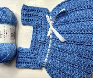Como tejer un vestido de niña a crochet