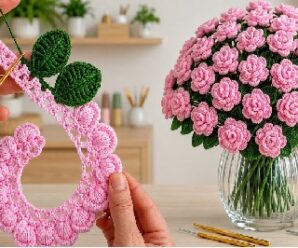 Aprende a tejer bellas flores de crochet