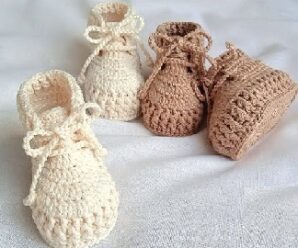 Como tejer hermosos zapatitos de crochet