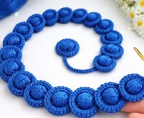 Aprende a tejer hermoso patron de circulos crochet