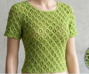 Como tejer hermosa blusa paso a paso