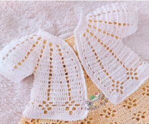 Aprende a tejer esta bella blusa crochet