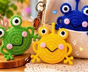 Aprende a tejer bellas ranitas de crochet