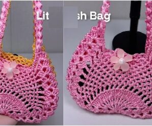 Como tejer lindo bolso de crochet