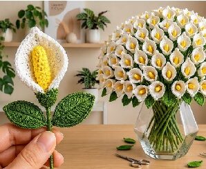 Aprende a tejer lindas flores en crochet